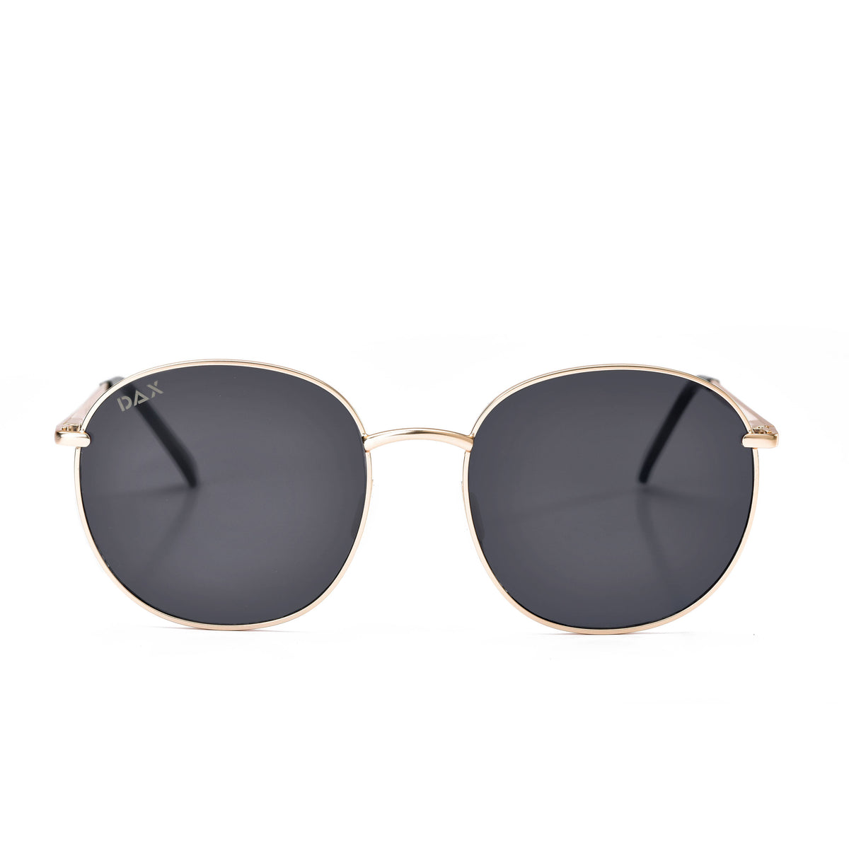Georgie Black Women\'s Large Round Sunglasses By DAX Eyewear Round Frames – DAX Eyewear main image 4