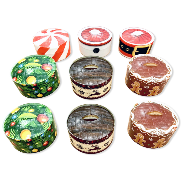 Novelty Brands - Fun Doh Christmas Dumpling Squishy Toy 12pc Holiday Display
