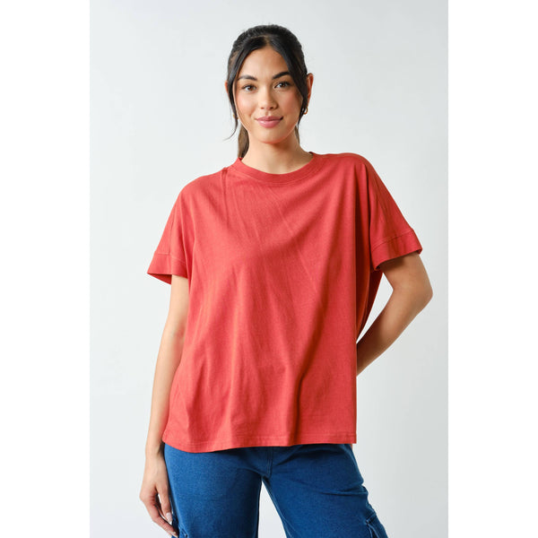Pima Cotton SunFade Drape Tee