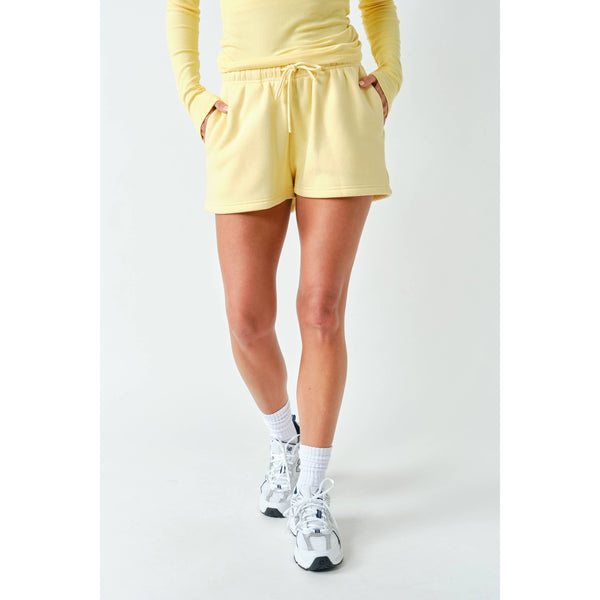 Cotton Blend Sweat Shorts
