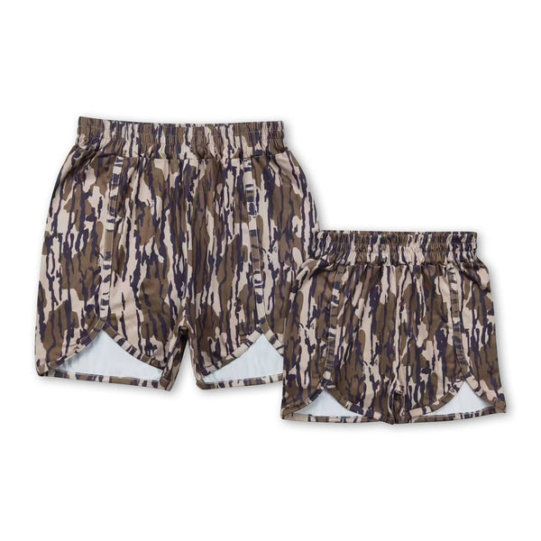 Bottomland Camo Athletic Shorts