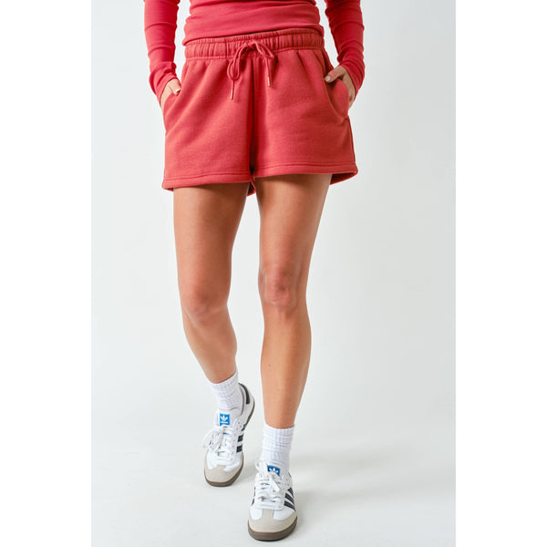 Cotton Blend Sweat Shorts