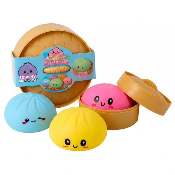 Large Emoji Squishy Dumpling Bun Stress Relief Squeeze Toy