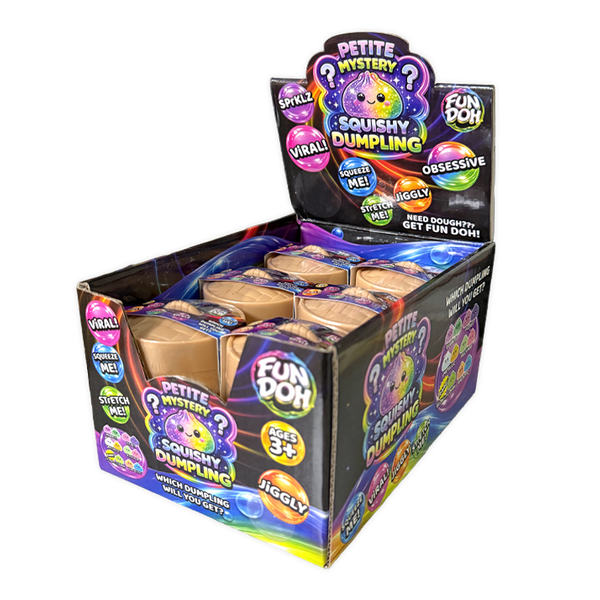 Novelty Brands - Fun Doh Petite (Mini) 2.5" Mystery Dumpling Squishy Toy
