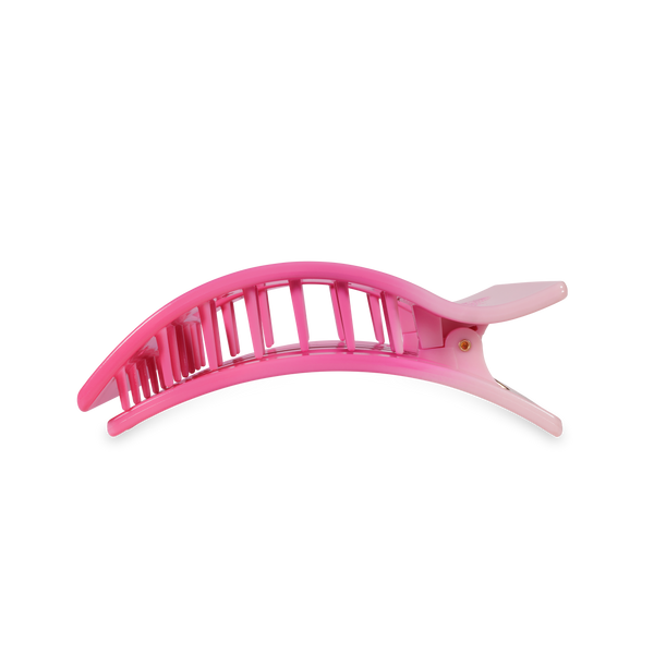 TELETIES - Flat Rectangle Hair Clip | Large | Kiss & Tell