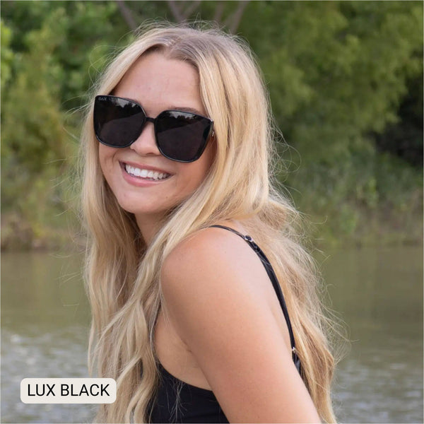 DAX Eyewear - Lux - Women's Polarized Oversized Cat Eye Sunglasses