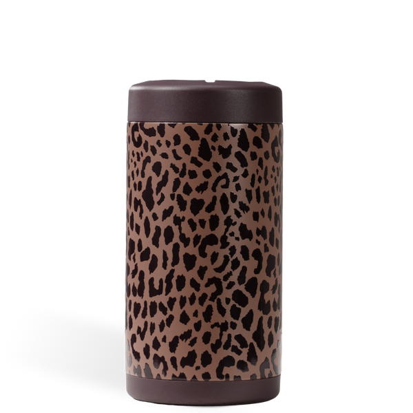 HydroJug - Brown Leopard HydroJug 16 oz Can Cooler