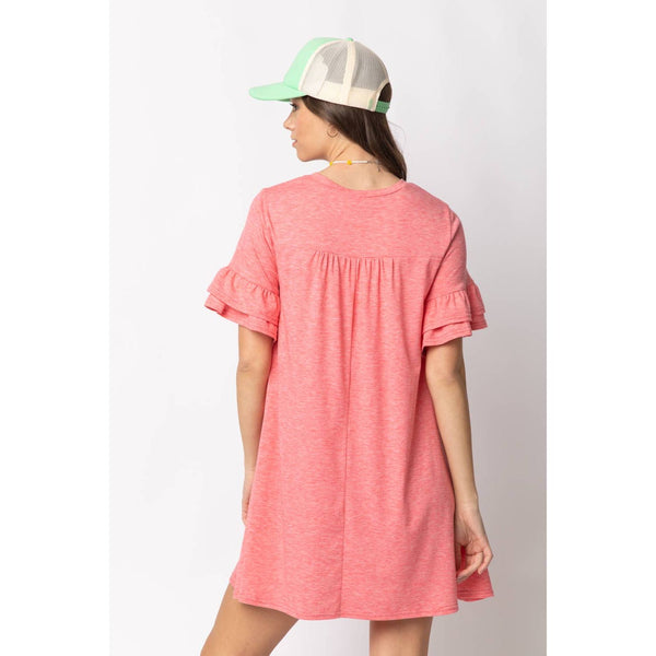 French Terry Pocket Tee Shirt Dress