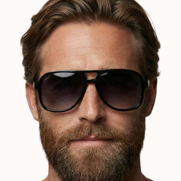 DAX Eyewear - Cruz - Unisex Aviator Sunglasses – Polarized Hair-Friendly