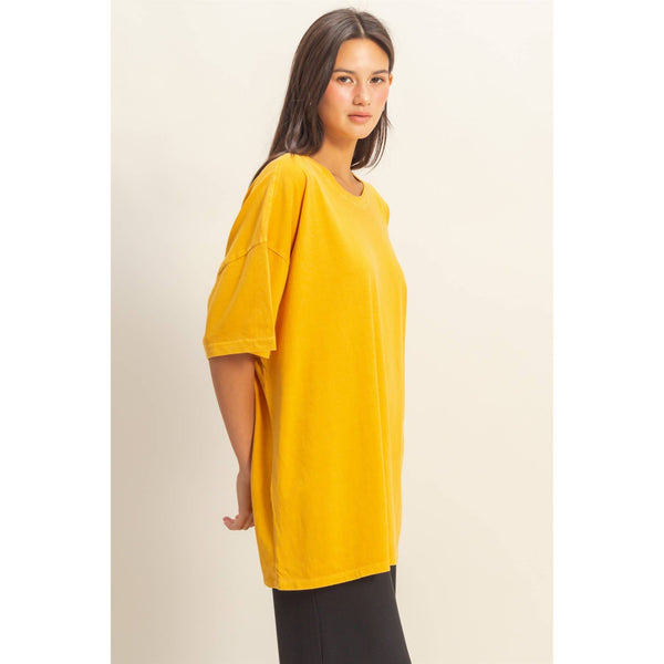 Oversized Crew Neck Top