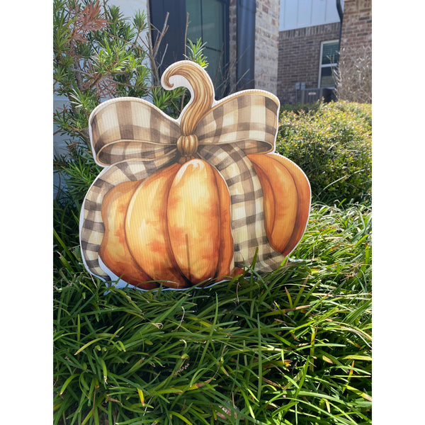 Pumpkin brown/cream Bow Decor by Lovely Reese
