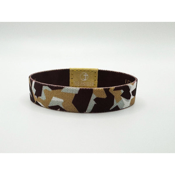 Versible - Team Camo / Philippians 4:13 Wristband