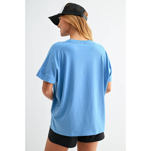 Pima Cotton SunFade Drape Tee