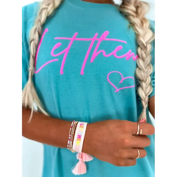 Let Them Seafoam Graphic Tee