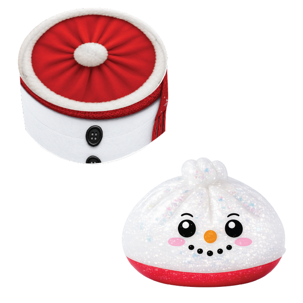 Novelty Brands - Fun Doh Christmas Dumpling Squishy Toy 12pc Holiday Display