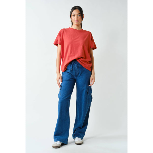 Pima Cotton SunFade Drape Tee