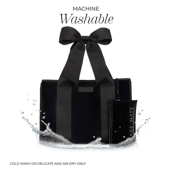 Case-Mate - Case-Mate Midnight Black Bow Jelly Tote Bag