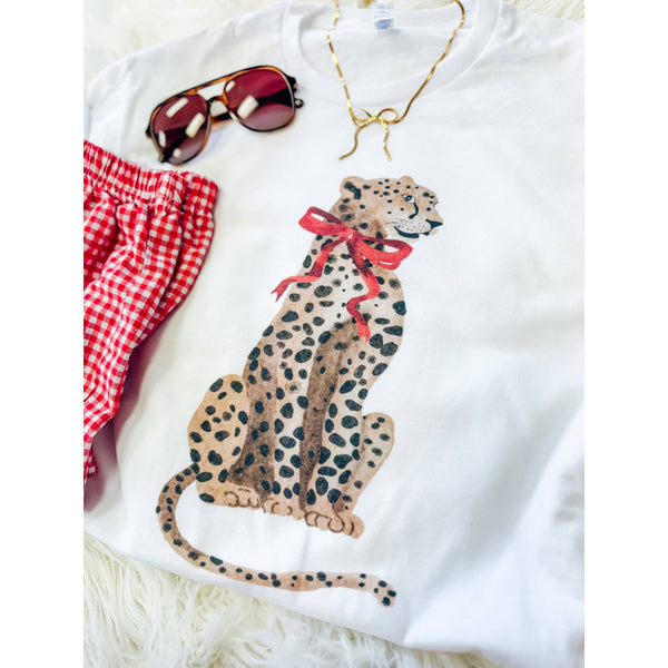 Leopard Bow Tee