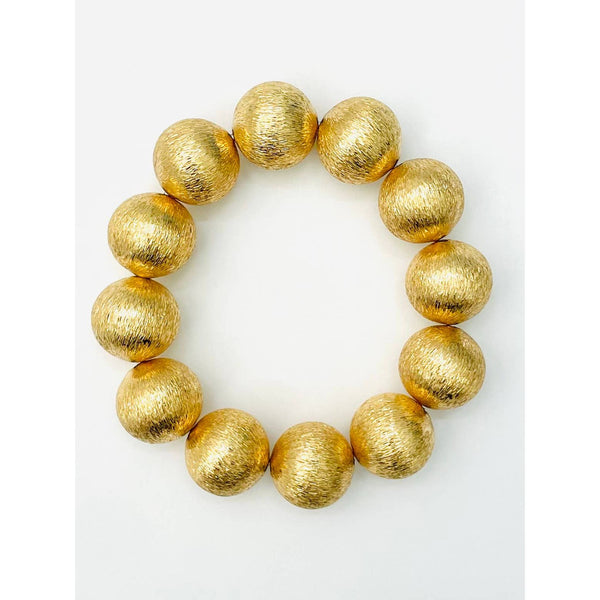 Gold Big Ball Bracelet