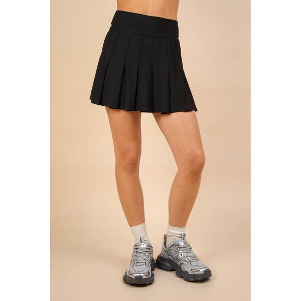 Activewear Pleated Skirt with Short Liner