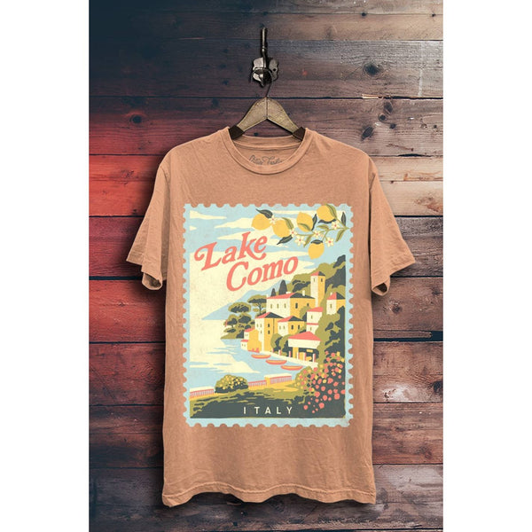 Lake Como Italy Graphic Top