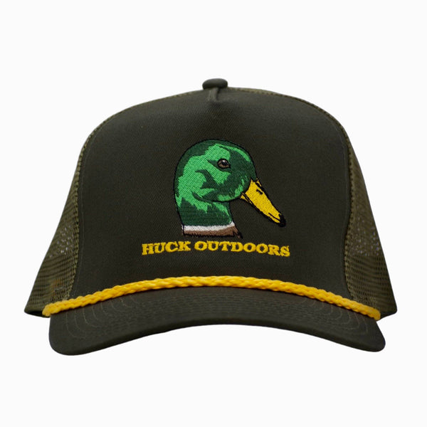 Huck Outdoors - Greenhead - Loden/Gold Rope Hat