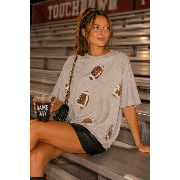 Game Day Dazzling Football T-Shirt