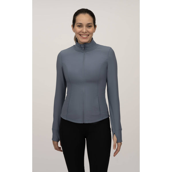 Ribbed Full Performance Full Zip Jacket