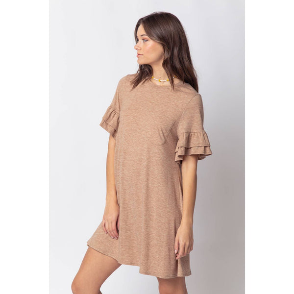 French Terry Pocket Tee Shirt Dress
