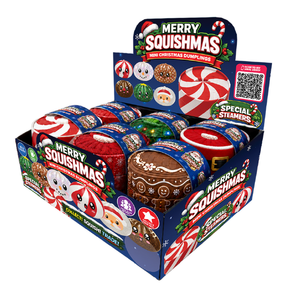 Novelty Brands - Fun Doh Petite (Mini) Squishy Christmas Dumplings Toy