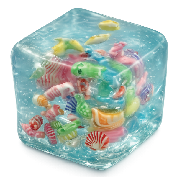 Fun Doh Squishy Charm Cube Fidget Toy Variety