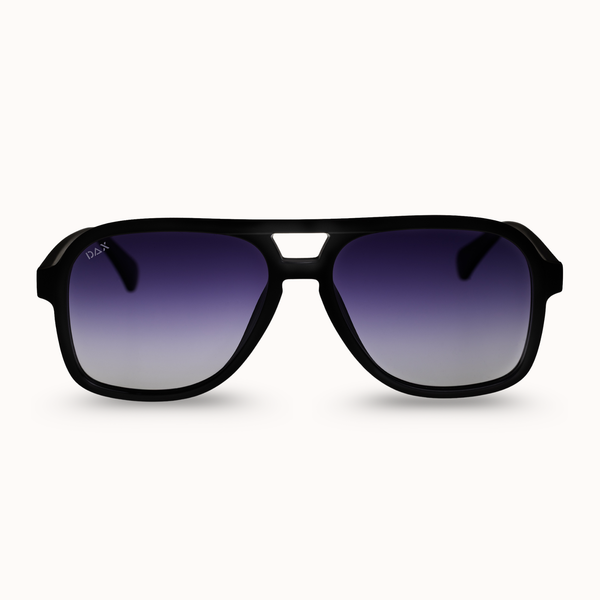 DAX Eyewear - Cruz - Unisex Aviator Sunglasses – Polarized Hair-Friendly
