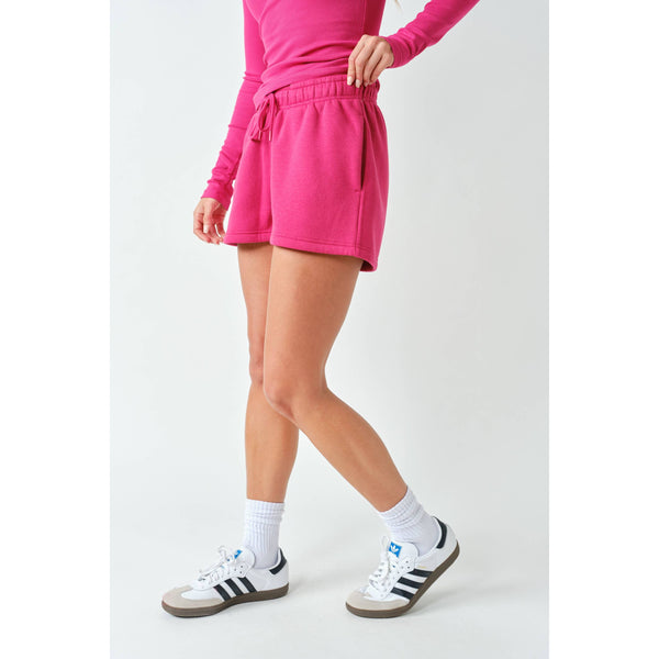 Cotton Blend Sweat Shorts