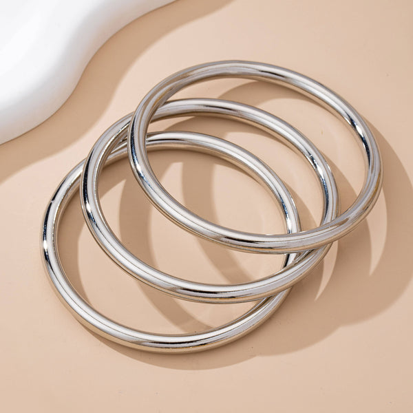 JOSSLYN by wall to wall - Chunky Triple Tube Bangle Set | 80B1604