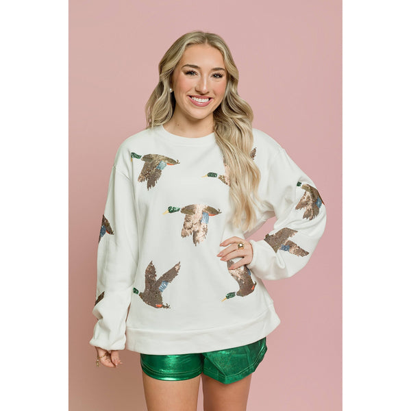 Belle Cher - Women's Mallard Sweatshirt