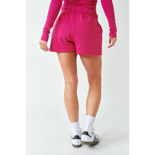 Cotton Blend Sweat Shorts