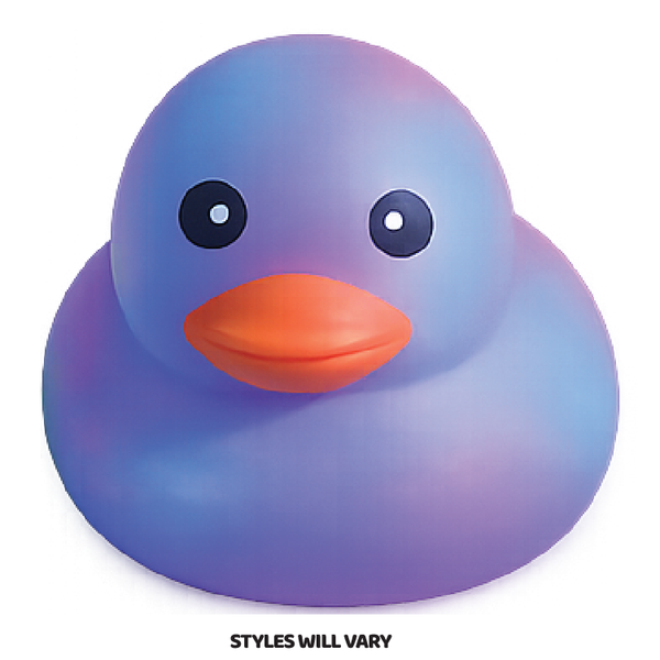 Novelty Brands - Fun Doh MEGA 5" Tie Dye Duck Squishy Toy - 8/Display