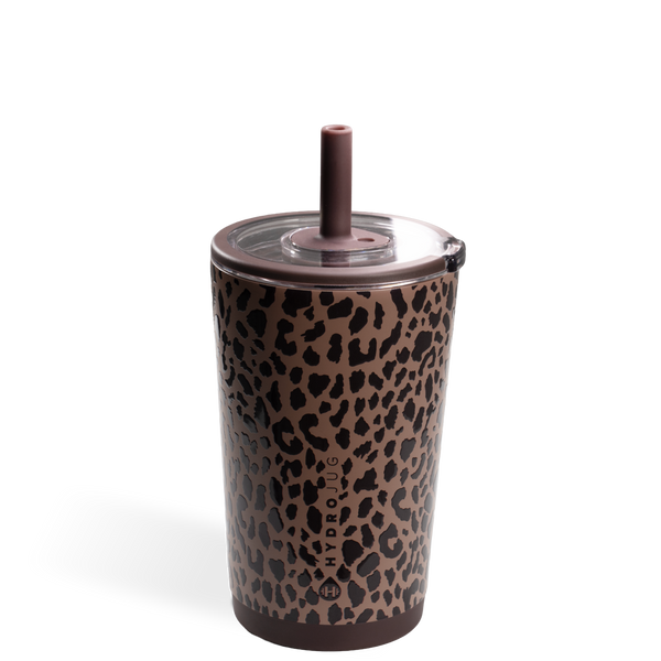 HydroJug - Brown Leopard HydroJug 14oz Everyday Tumbler