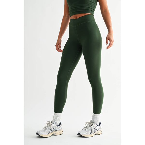 Venice Crossover Waist Leggings