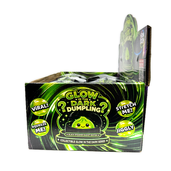 Fun Doh Glow-in-the-Dark Mystery Dumpling Squishy Toy Black