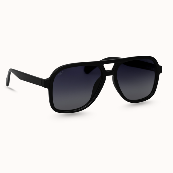 DAX Eyewear - Cruz - Unisex Aviator Sunglasses – Polarized Hair-Friendly