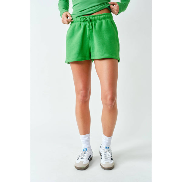 Cotton Blend Sweat Shorts