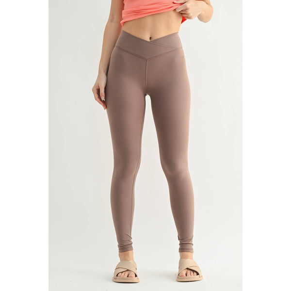 Venice Crossover Waist Leggings