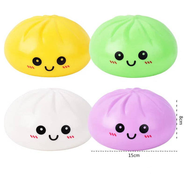 Large Jumbo Mystery Squishy Dumpling Realistic Steamed Bun Stress Relief Squeeze Toy