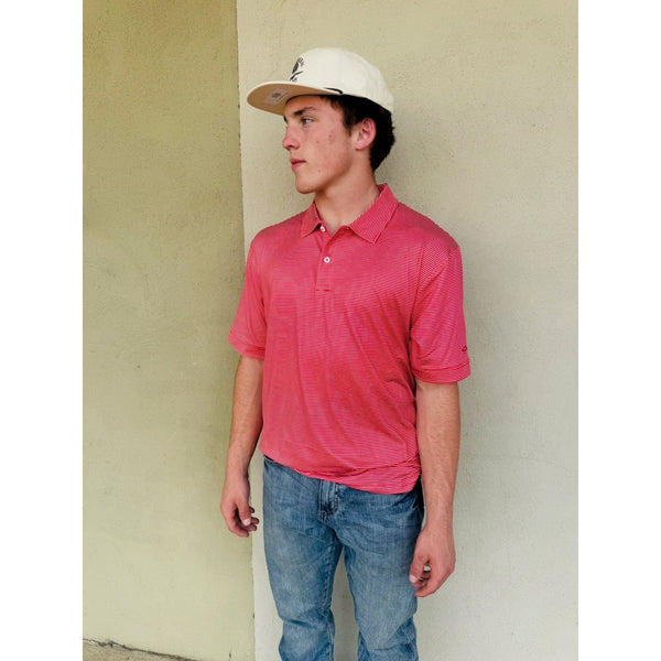 Drake Performance Chalk Striped Polo