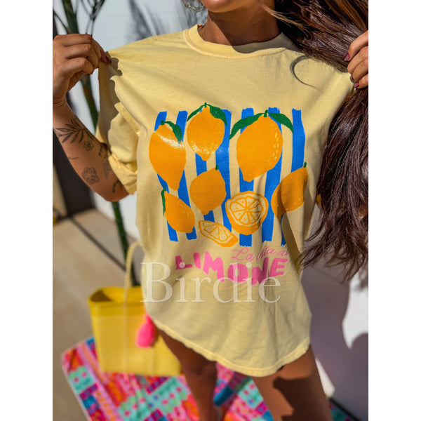 Limone Graphic Tee on Butter