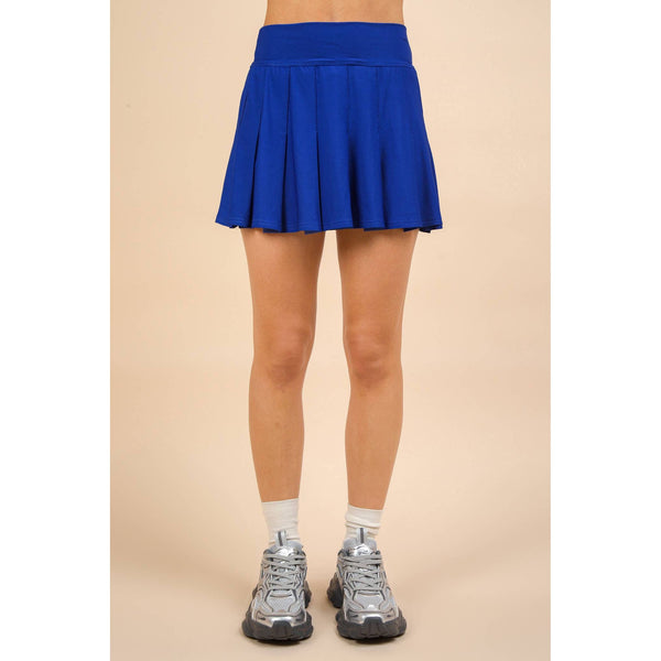 Activewear Pleated Skirt with Short Liner