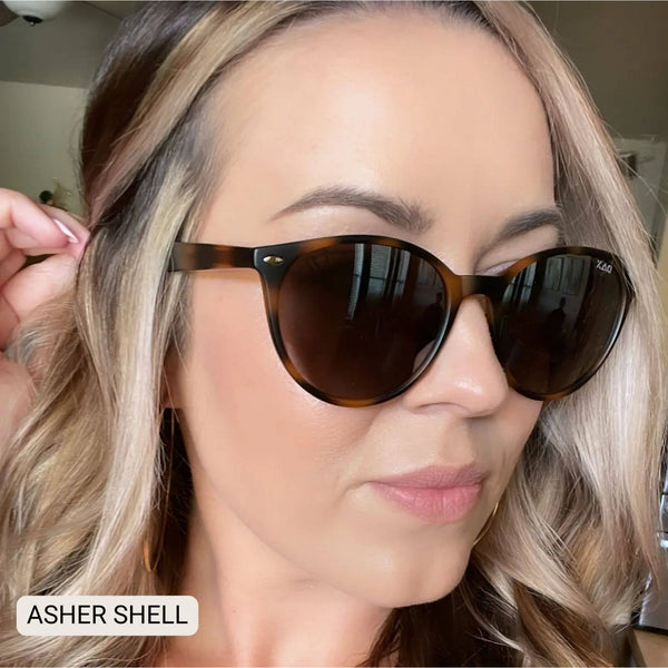 DAX Eyewear - Asher - Women's Polarized Round Sunglasses