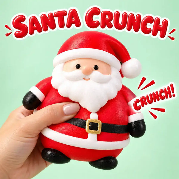 Crunchy Merry Christmas Squishy Toy— ASMR Holiday Squishies