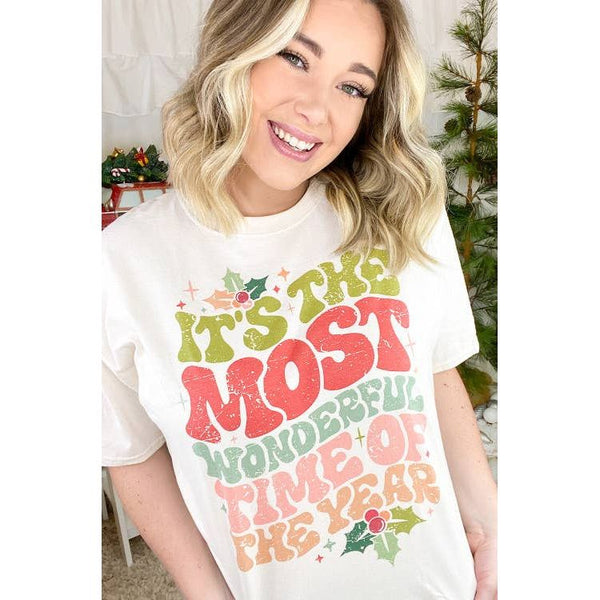 Sugar Stitch - Most Wonderful Time Christmas T-Shirt